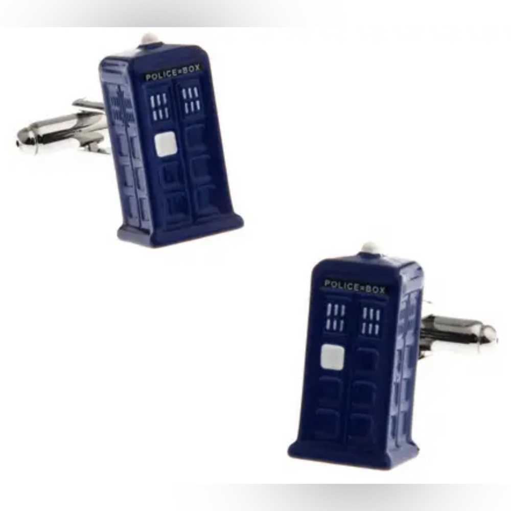 TARDIS CUFF LINKS